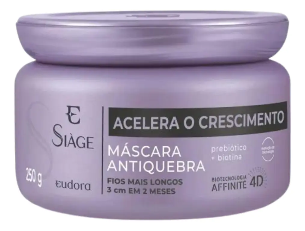 Máscara Antiquebra Eudora Siàge Acelera o Crescimento 250g