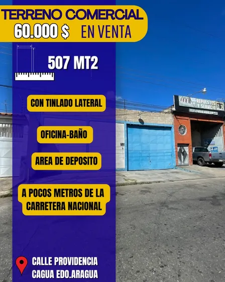 Se Vende Terreno Cagua 