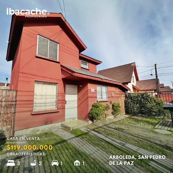 Casa En Arboleda, Portal San Pedro - Ibacache Propiedades