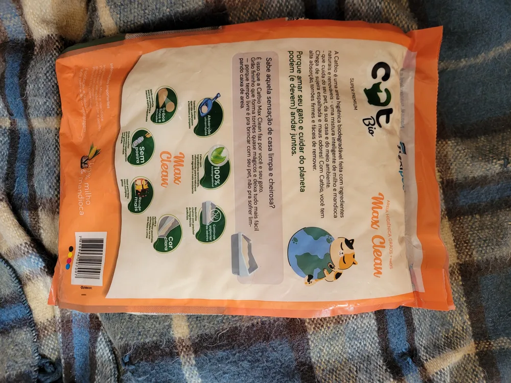 Areia Catbio Biodegradável 4 Kg - Max Clean - Grãos Finos - Imagem 3