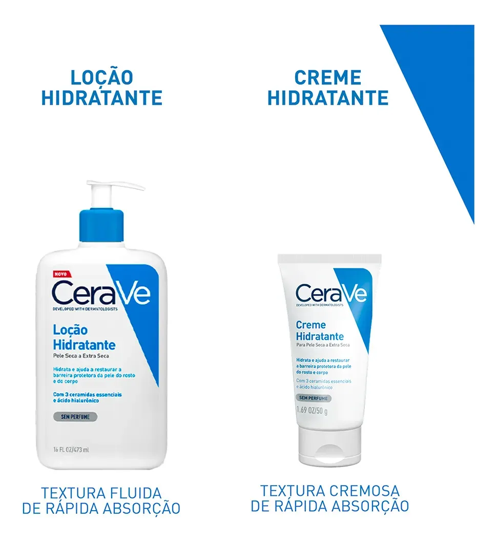 Creme Hidratante para Pele Seca e Extra Seca com 3 Ceramidas e Ácido Hialurônico Hidratação 48h CeraVe 50g - Imagem 2