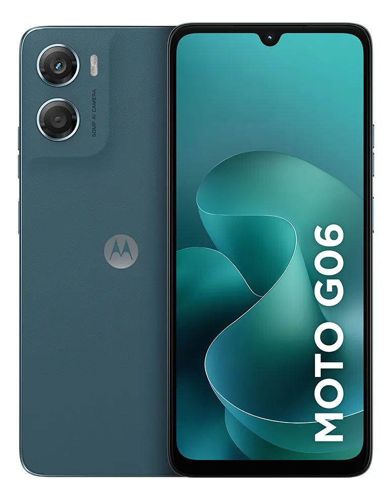 Smartphone Motorola Moto G06 - 128gb 12gb (4gb Ram + 8gb Ram Boost) E Camera 50mp Com Ai Bateria De 5200 Mah Tela 6.9 - Azul Marinho