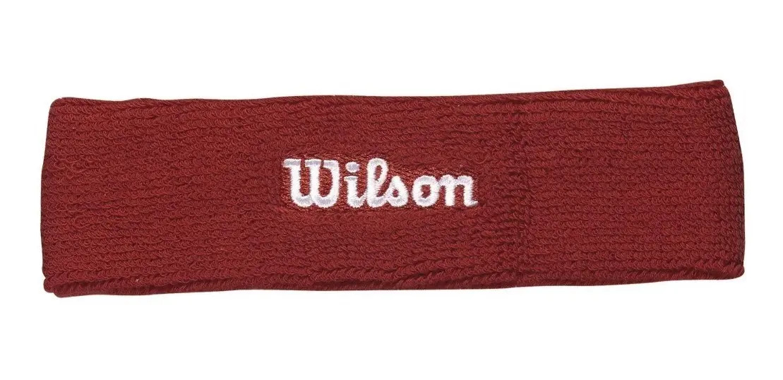 Balaca Cinta sudadera Wilson (Rojo) Wilson Papeleta x 1 DESCRIPCIÓN DEL PRODUCTO:CARACTERÍSTICASLa tela suave absorbe el sudor, La banda elástica otorga un ajuste cómodo y cómodo, Impresión del logotipo de WILSON en frente.DIMENSIONESCOMPOSICIÓNAltura: 4,5