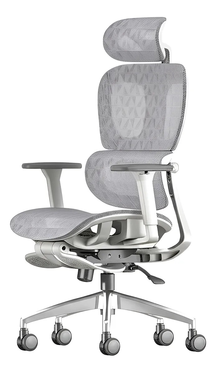 Cadeira Escritório Ergonômica Executiva Premium Sensetup Cosy T03 Cor Branco Material do estofamento Mesh