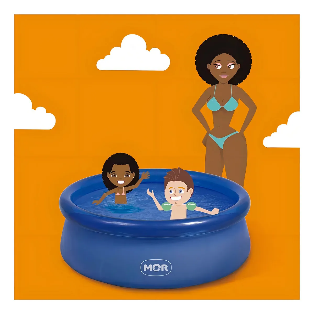 Piscina Inflável Fun Redonda 1400l Com Kit Reparo - Mor - Imagem 4