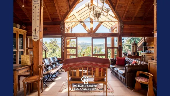 Venta Complejo De 6 Cabañas Lote 5200m2 Vista Al Lago En Puerto Manzano, Villa La Angostura