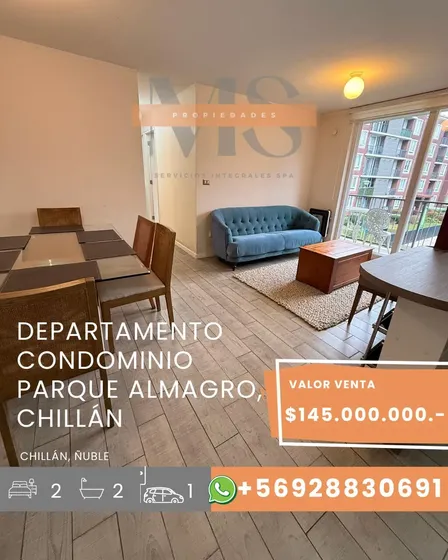 Departamento En Cond Parque Almagro, Chillán