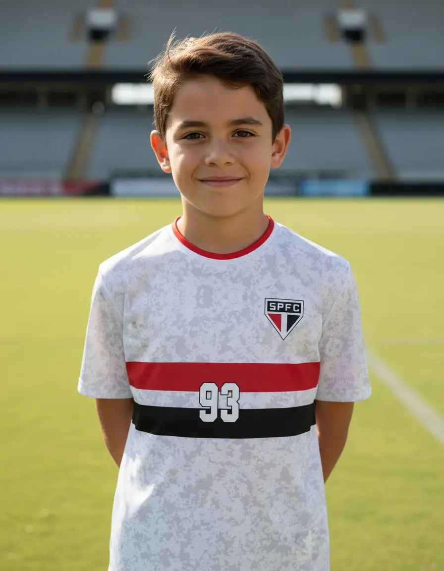 Camisa do São Paulo Infantil Oficial Licenciada