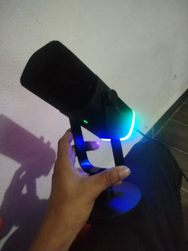 Foto del micrófono compartida por un comprador