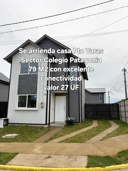 Se Arrienda Casa En Pto Varas Al Lado Del Colegio Patagonia.