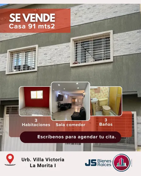 Se Vende Amplia Casa Ubicada En La Urbanización Villa Victoria .013jsc