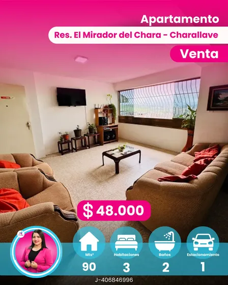 Apartamento En Venta Residencias El Mirador Del Chara - Charallave