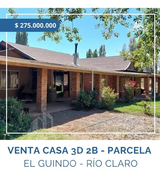 Casa En Arriendo 3 Dorm. Con Parcela, Río Claro (37856)
