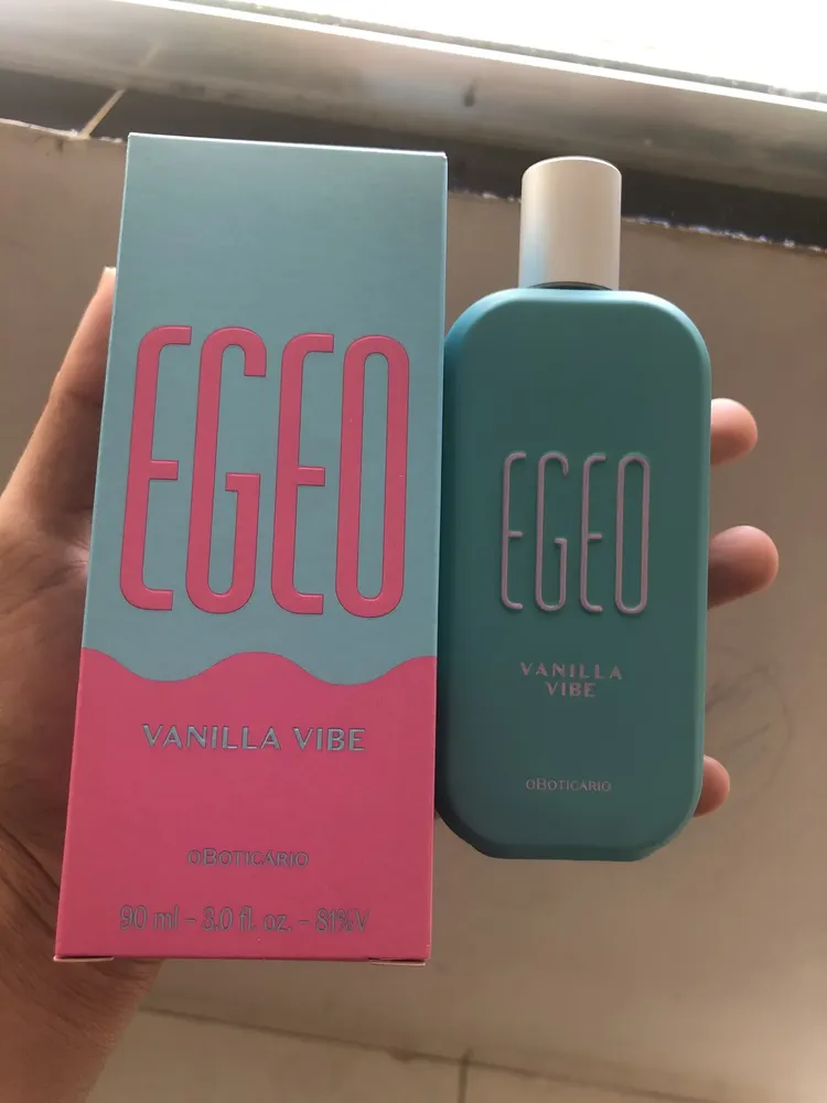 Egeo Vanilla Vibe Desodorante Colônia 90ml O Boticário | MercadoLivre