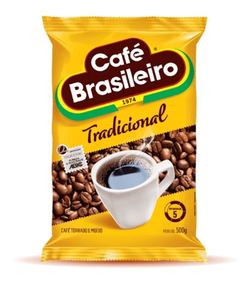 Embalagens Para Pó De Café De 500g Cafe Em Pó Brasileiro Envio 24hrs Torrado E Moido 500g C/3un | Mercado