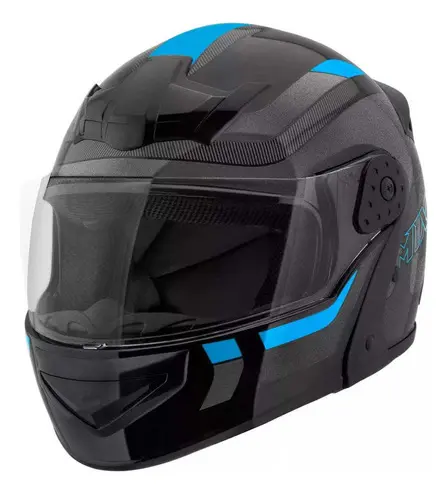 Capacete Fechado Robocop Escamoteável Mixs Gladiator Delta S — foto 4