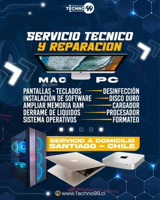 Reparación Y Servicio Técnico A Domicilio iMac Mac Pc Laptop