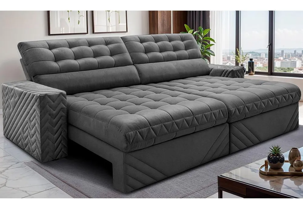 Sofá Retrátil Cama inBox