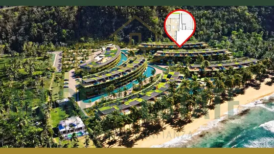 Apartamento Amueblado En Las Terrenas, De 2 Habitaciones En Primera Linea De Playa, Con Confotur 