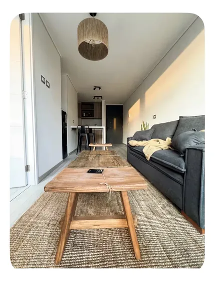 Moderno Departamento Amoblado En Las Condes | Estacionamient