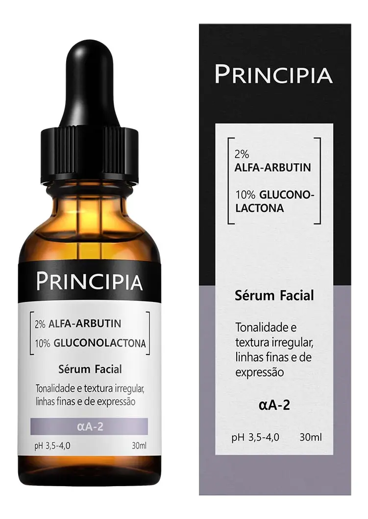 Sérum Principia 2% Alfa-arbutin + 10% Gluconolactone