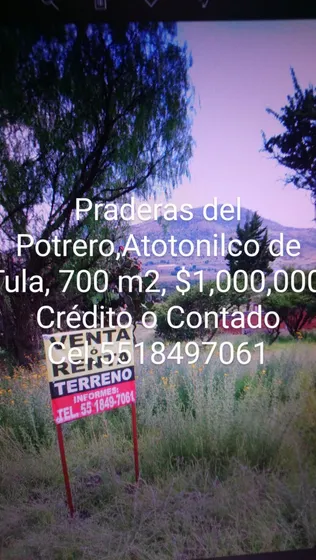 Terreno Praderas Del Potrero, Atotonilco De Tula, Hidalgo