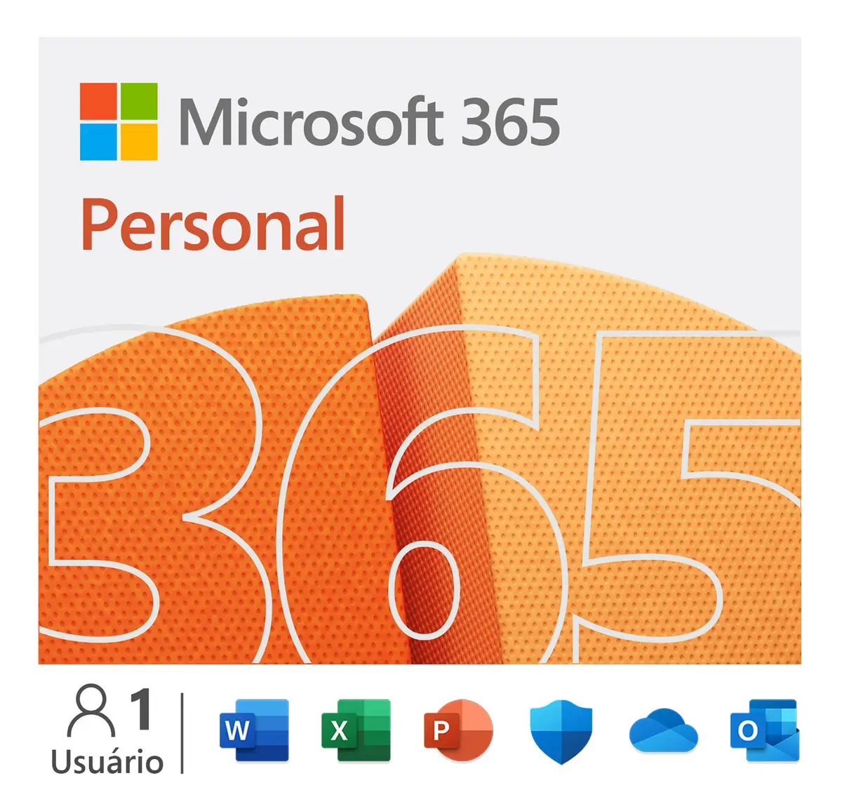 Microsoft Office 365 Personal Licença 12 Meses Mídia Física 1 Usuário