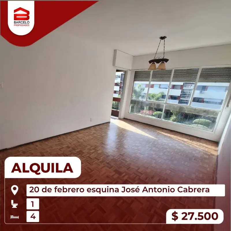Alquiler Apartamento Unión Con Cochera Disponible