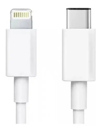 Cabo Carregador E Dados P/ iPhone 8 X Xr Xs 11 12 13 14 Cor Branco