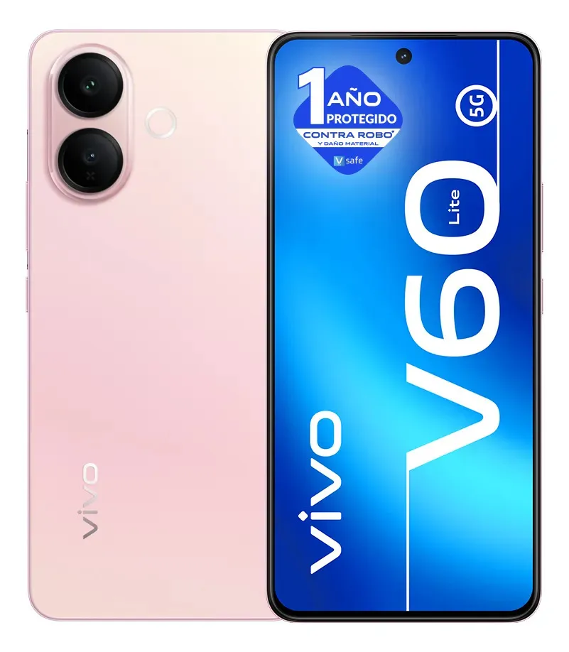 Vivo V60 Lite 5G Rosa 12GB+512GB Nuevo Desbloqueado Oficial