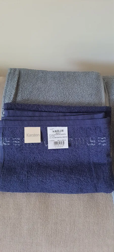 Jogo De Toalhas 4 Pçs Fio Cardado 100% Algodão Bosco Karsten - Imagem 2