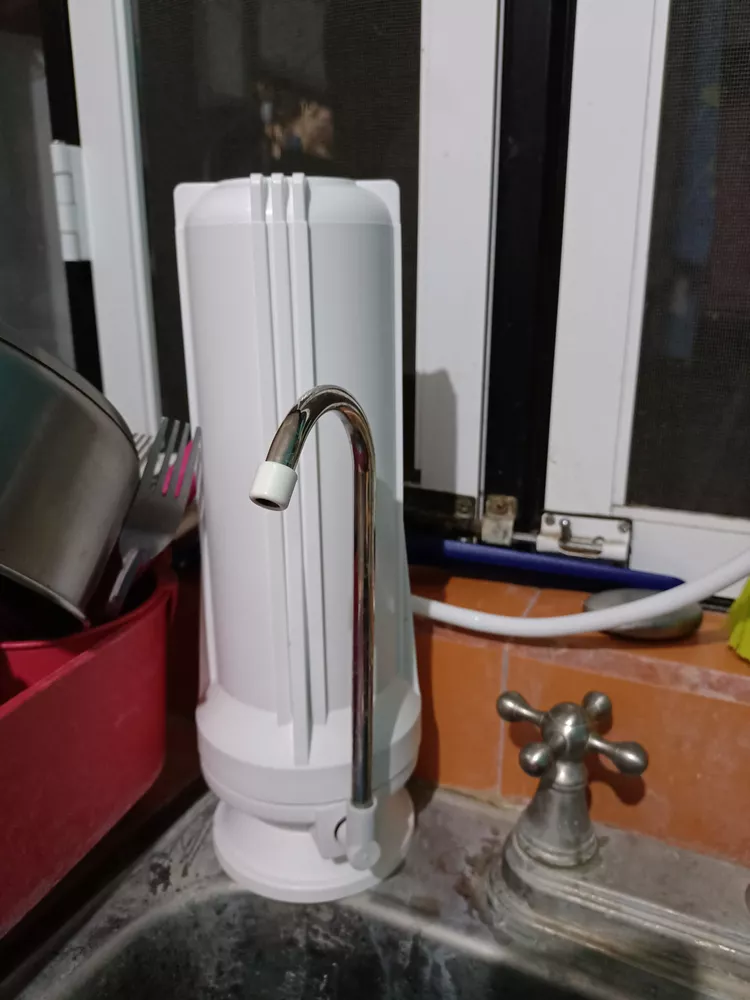 Filtro Purificador Agua Potable 125 Psi Casa 0.6 Mpa Color Blanco