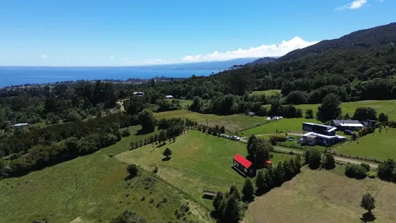 Parcela En Altura Vista Panorámica 180° Al Lago + Cabaña