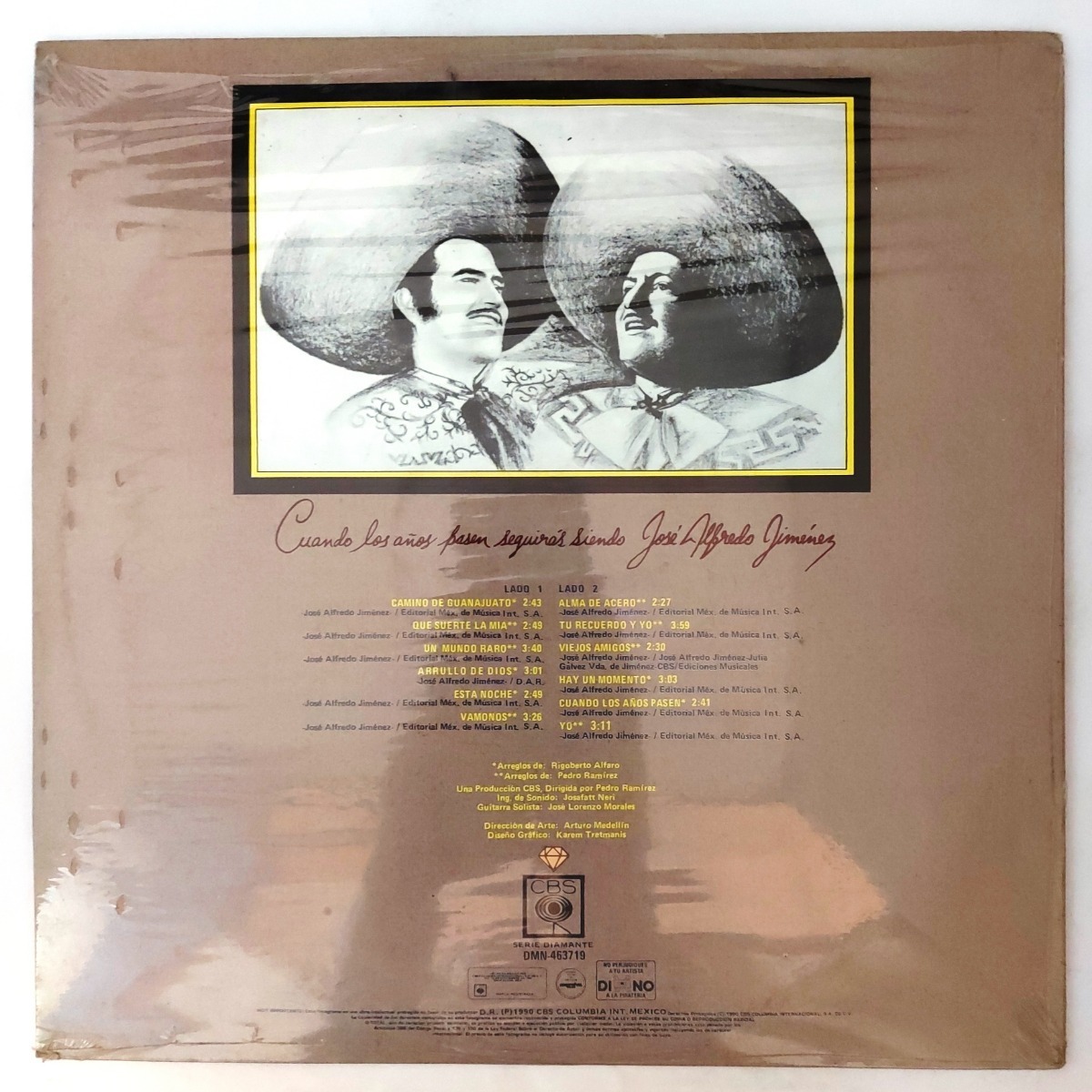 Vicente Fernandez Las Clasicas De Jose Alfredo Cerrado Lp Mercadolibre