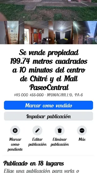 Se Vende Casa En Monagrillo Chitré. Titulada Y Libre De Hipo