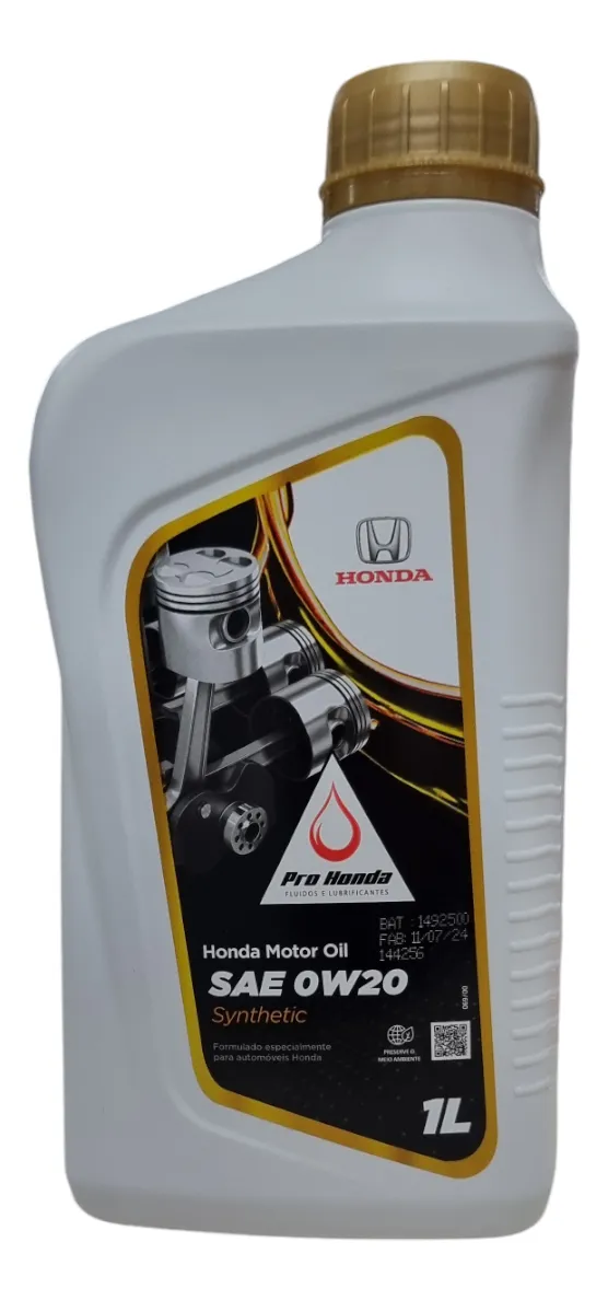 Oleo Motor Honda 0w20 Sintético