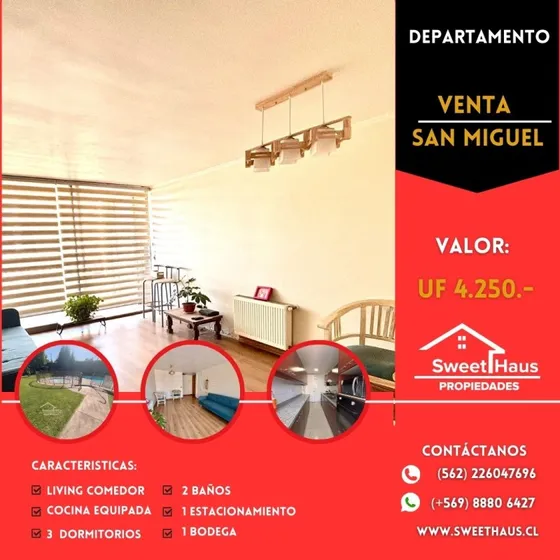 Venta Departamento Metro Departamental