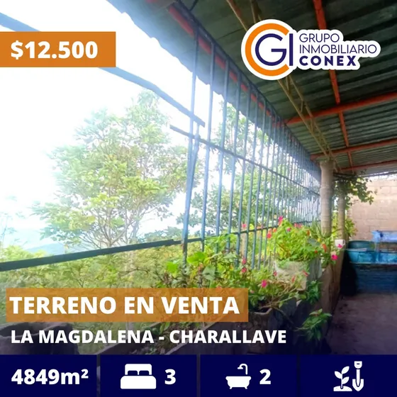 Se Vende Terreno 4849m2 La Magdalena Charallave 4705