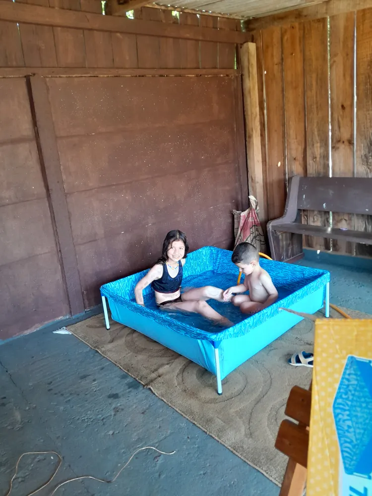 Piscina Infantil Quadrada Estrutural Pvc 400 Litros - Mor - Imagem 2