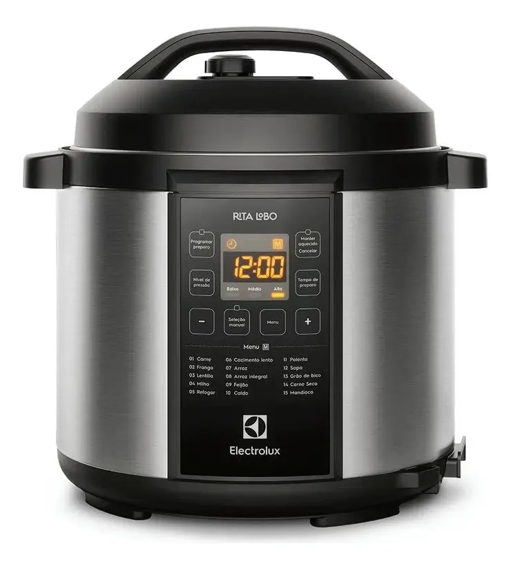 Panela de Pressão Elétrica Electrolux Rita Lobo 6L