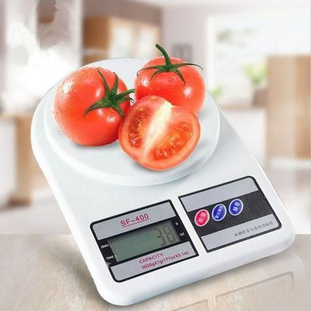 Balança Digital De Precisão Cozinha 10kg Nutrição E Dieta Capacidade máxima  10 kg Cor Branca