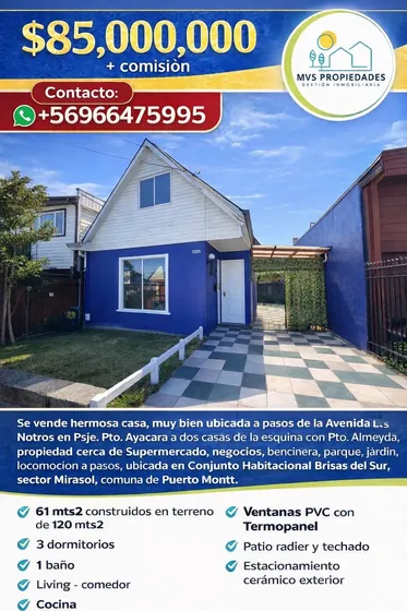 Se Vende Hermosa Casa, Muy Bien Ubicada A Pasos De La Avenid
