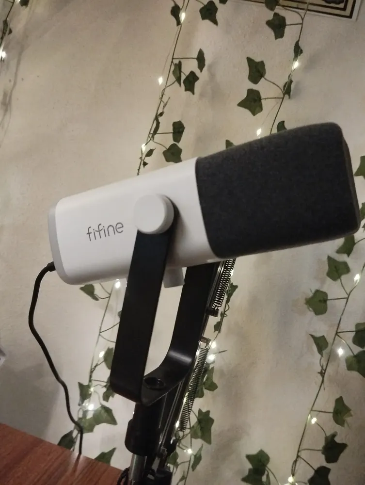 Foto del micrófono compartida por un comprador