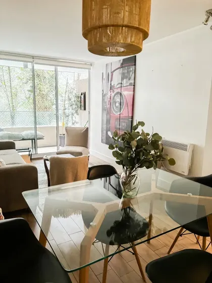 Arriendo Depto Amoblado 2d 2b 1e 1b En Las Condes.