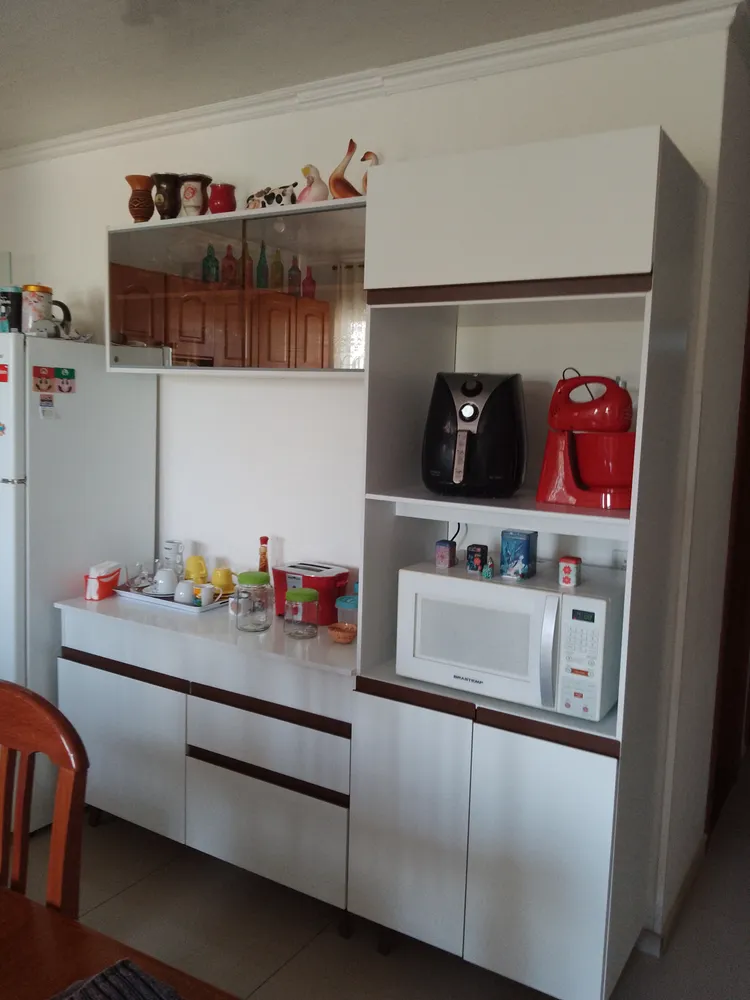 Armário De Cozinha Completa Modulada Madesa Reims Balcão com Tampo para Cooktop Cor Branco XBGRRM26000109 - Imagem 3