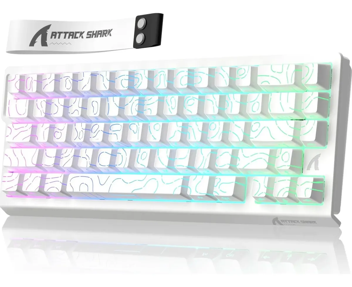 Teclado Mecânico Gamer Attack Shark X68he