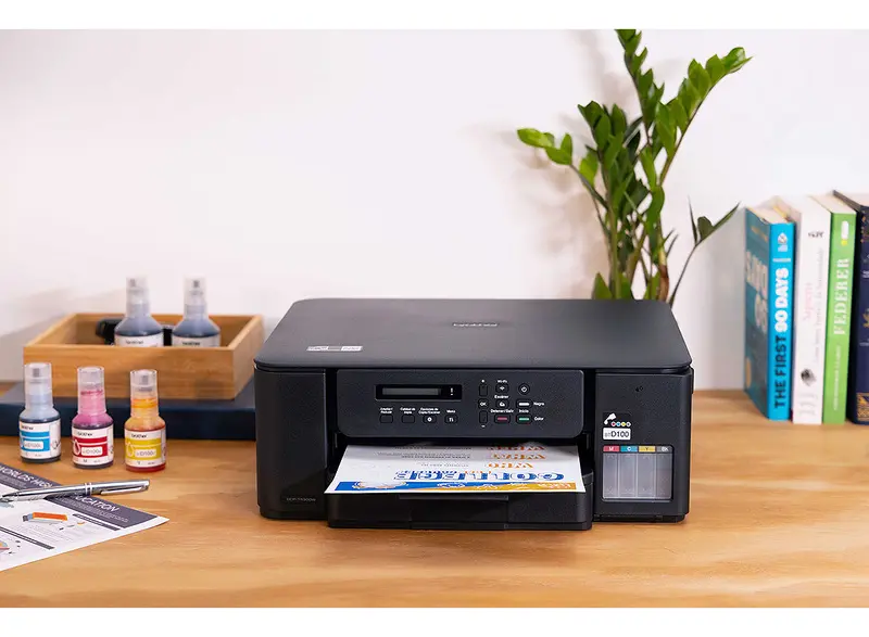 Impressora Brother Inkbenefit Dcp-t530dw Cor Preto 127/220 V 127/220v