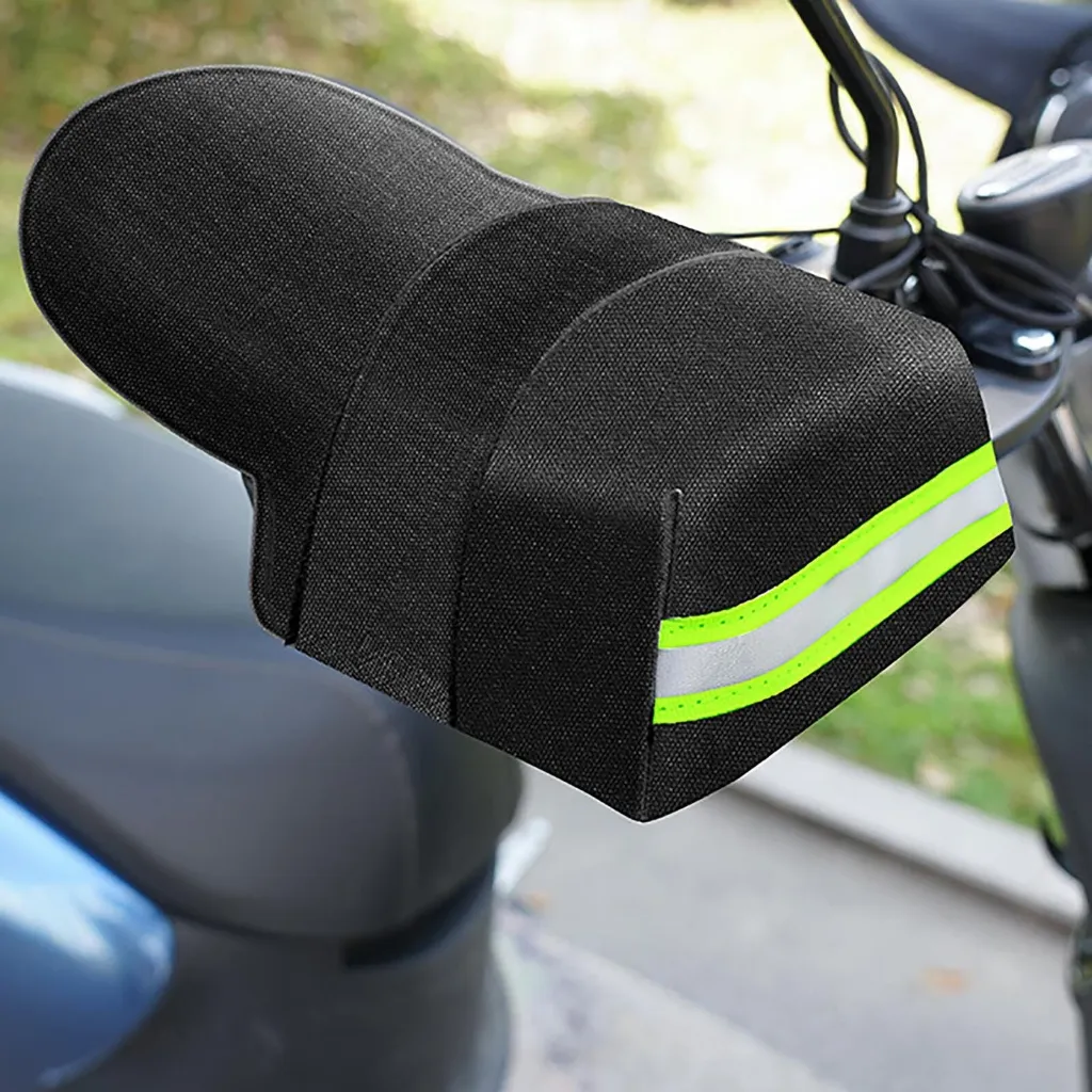 Luvas De Guidão De Motocicleta De Inverno Warm Plush Designs — foto 2