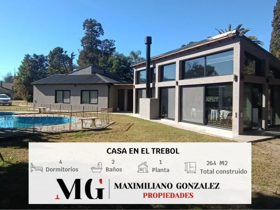 Casa En Venta, 5 Ambientes - Barrio Parque El Trébol
