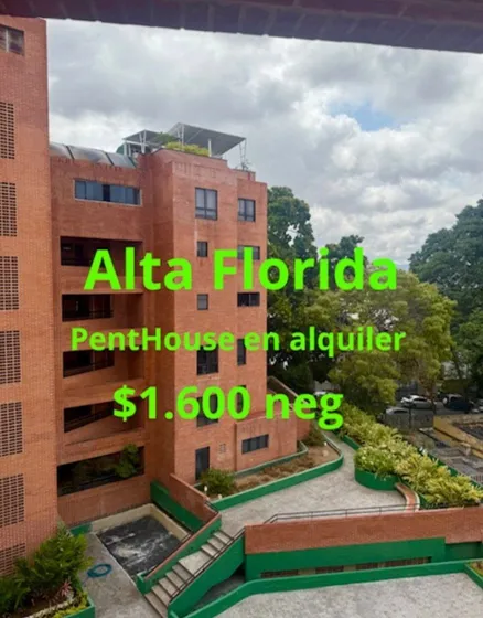 Hermoso Penthouse En Alquiler En La Alta Florida. Aa Solo Cliente Directo